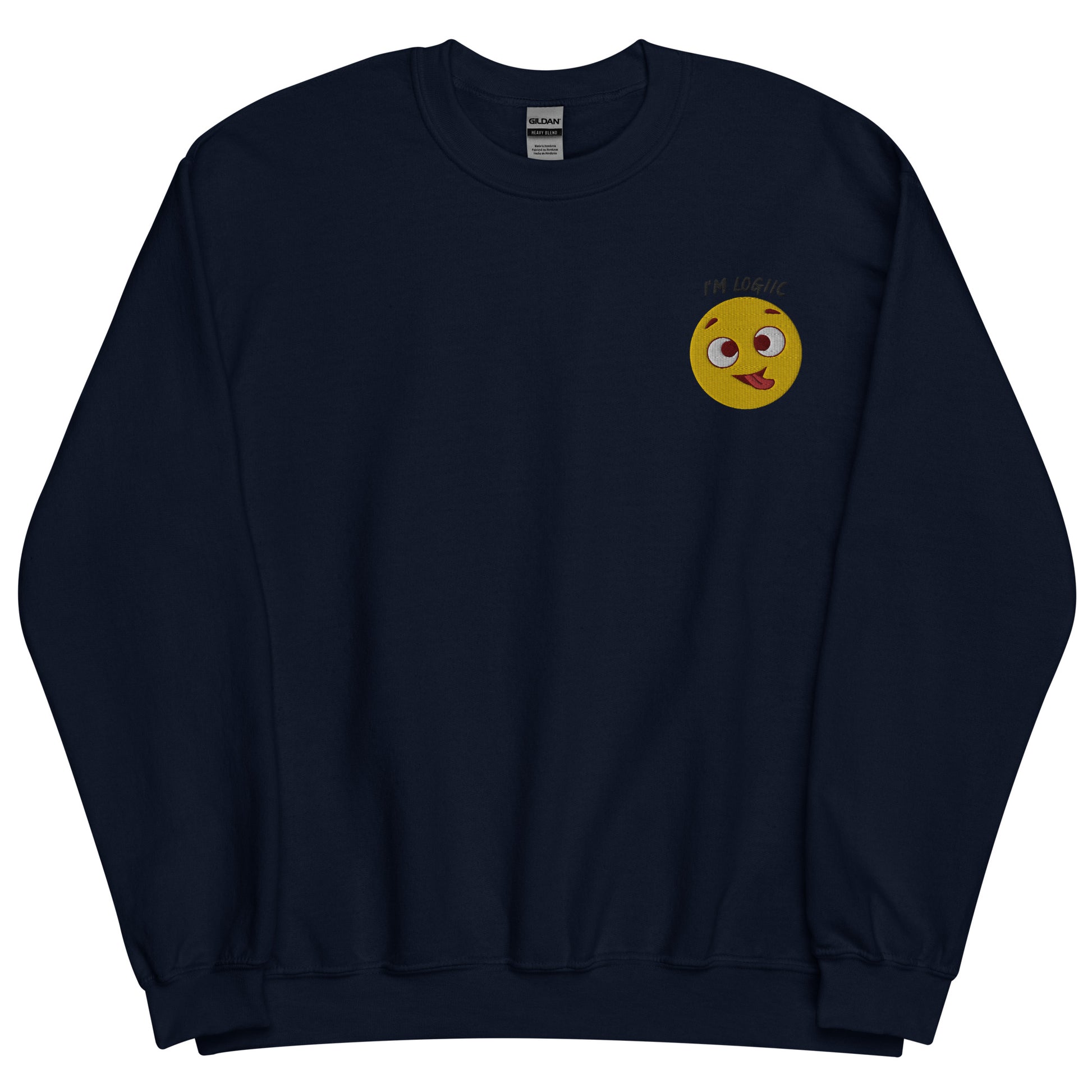 Silly Face Unisex Sweatshirt - Navy / S