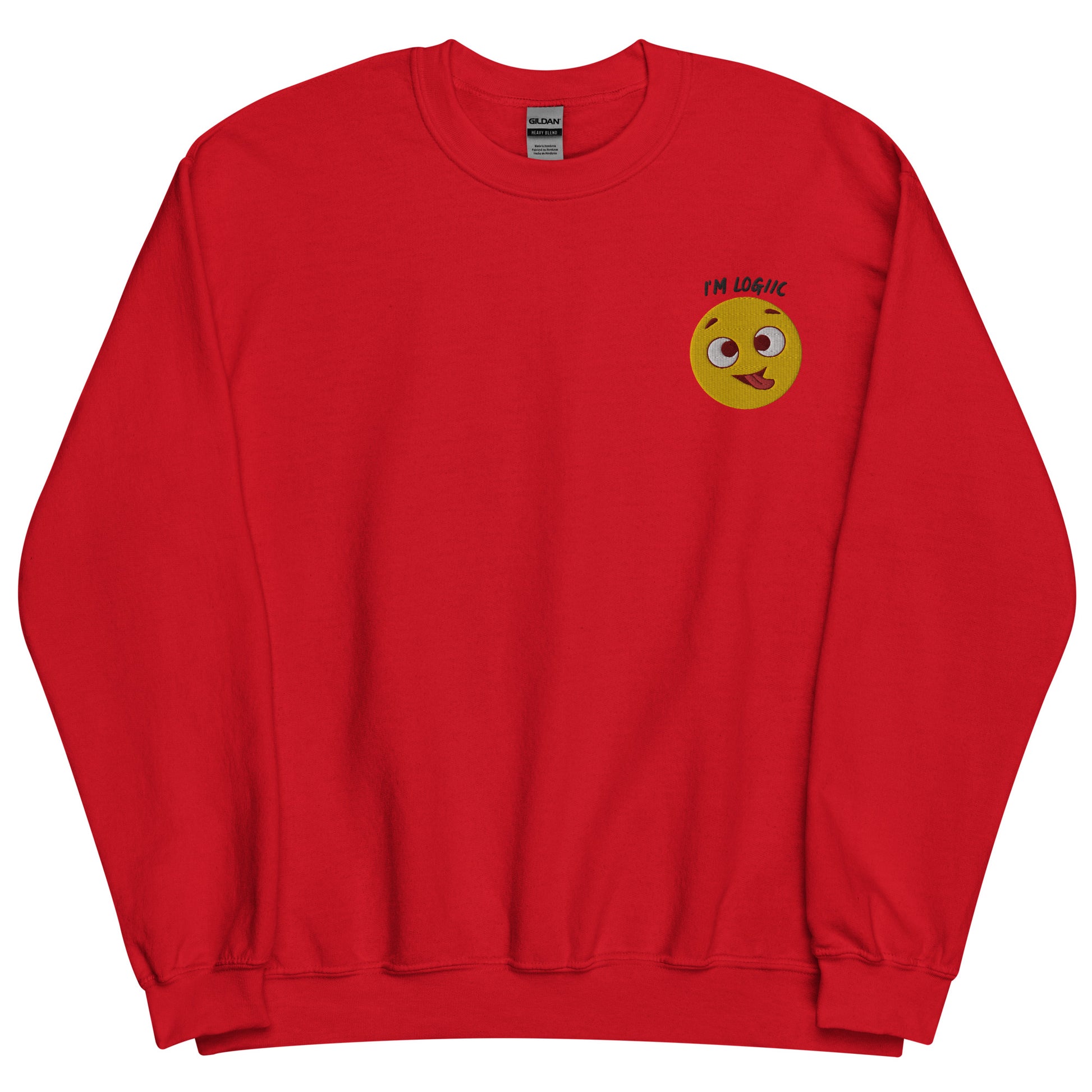Silly Face Unisex Sweatshirt - Red / S