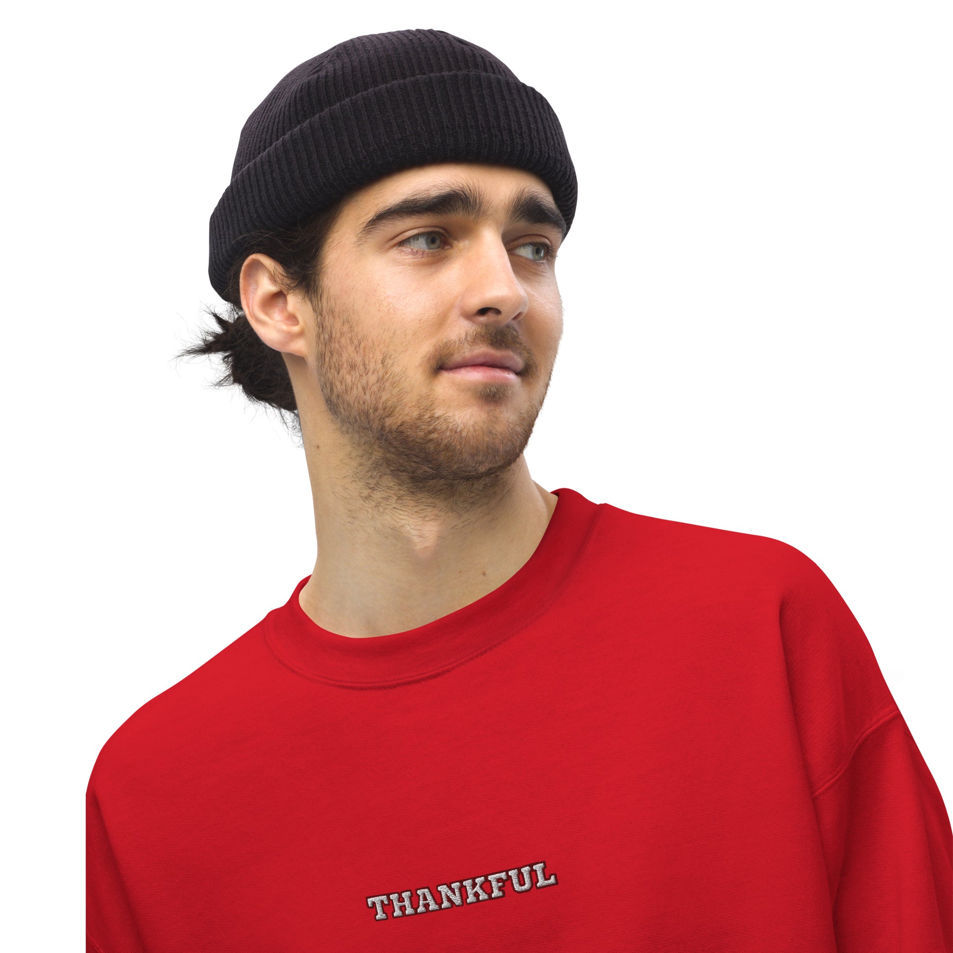 Thankful Unisex Sweatshirt - Red / S