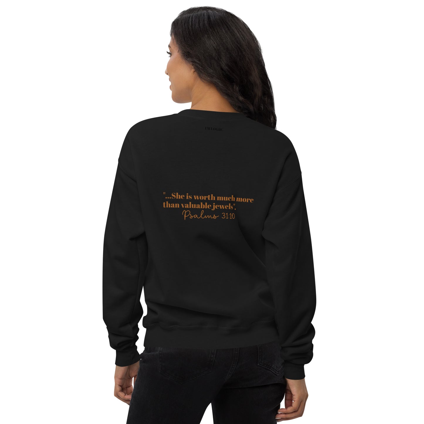 Woman of God Embroidered Crew Neck