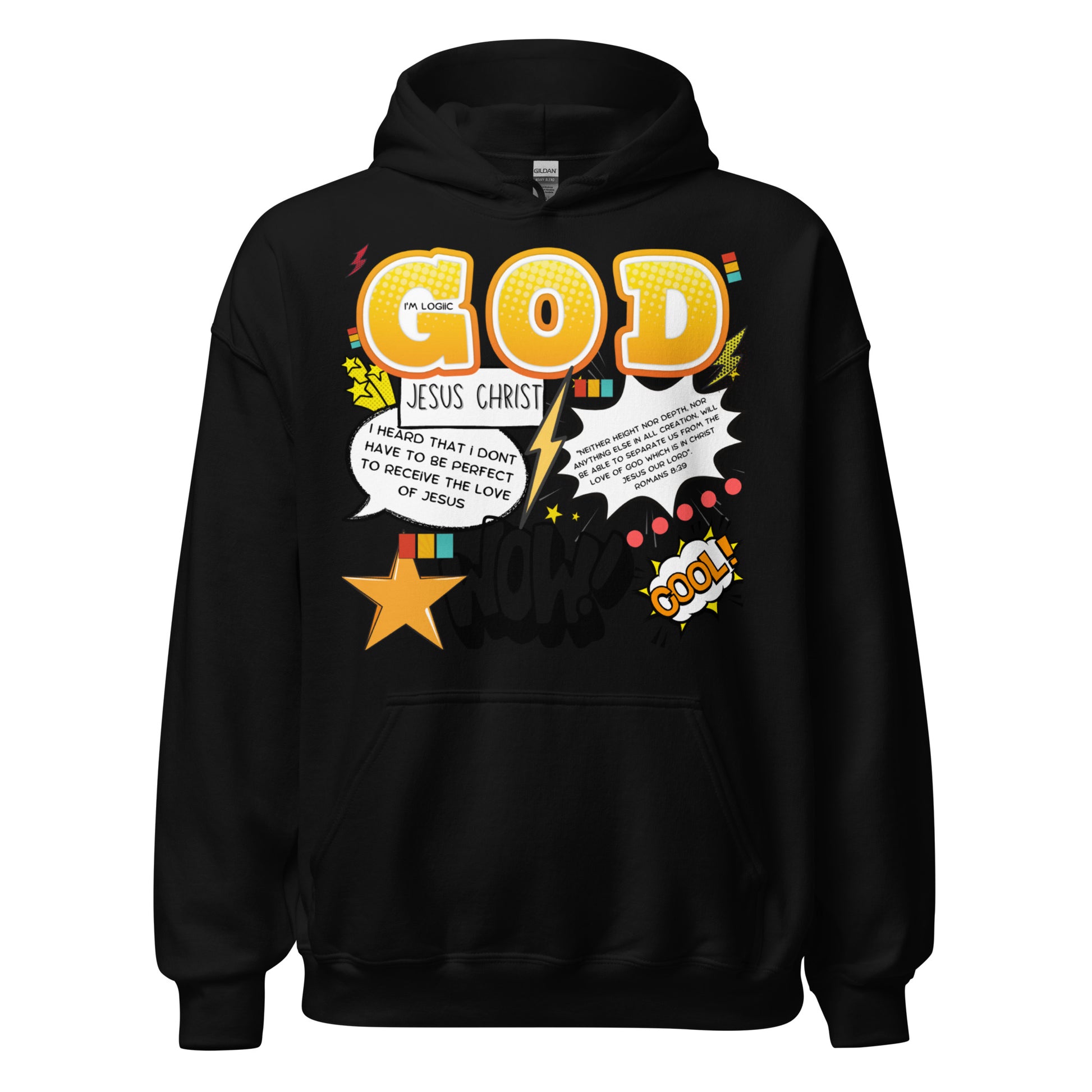 Christian Comic Unisex Hoodie (version 1) - Black / S -