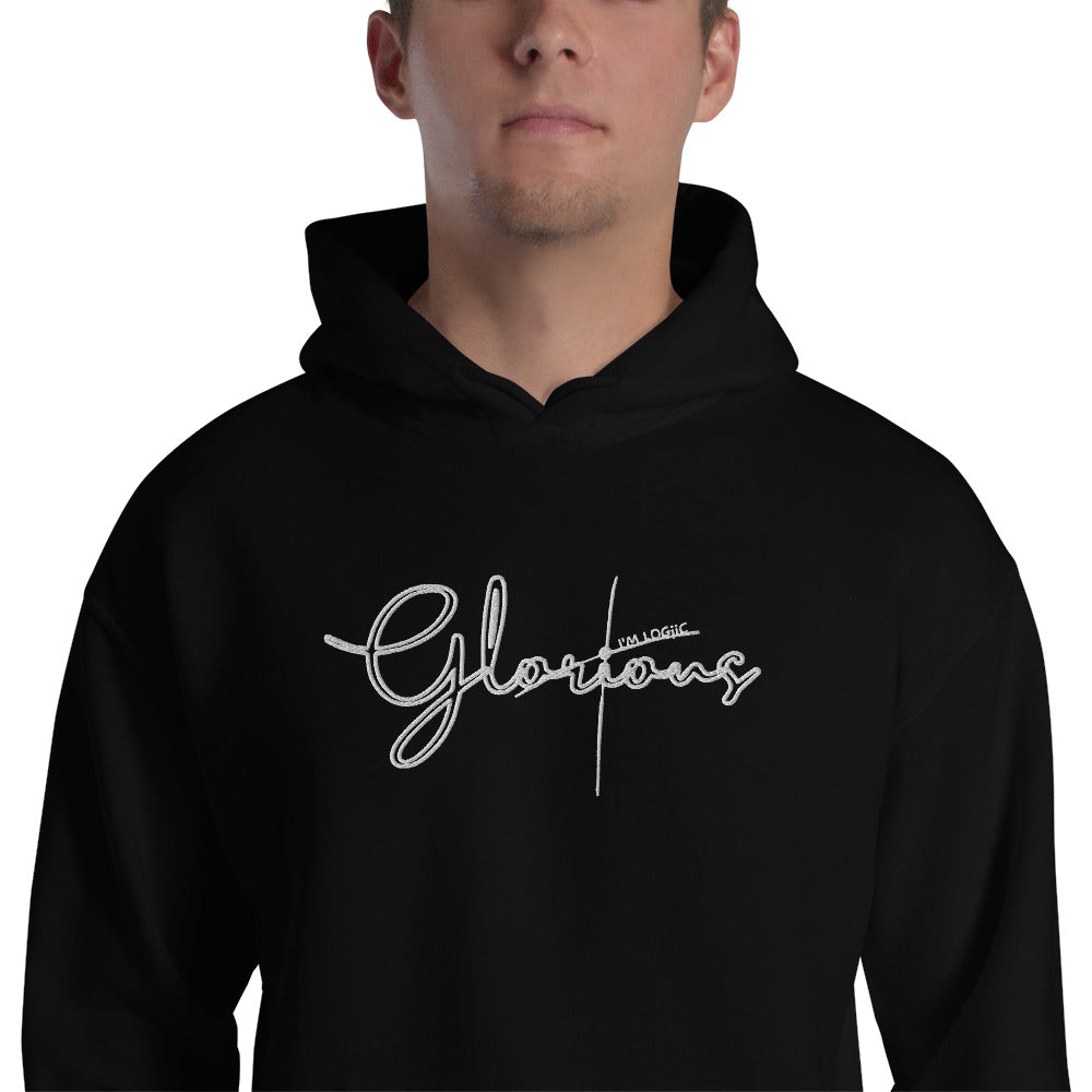 Glorious Embroidered Vintage Hoodie - Shirts & Tops