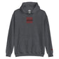 Jesus Embroidery Unisex Hoodie - Dark Heather / S