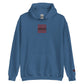 Jesus Embroidery Unisex Hoodie - Indigo Blue / S