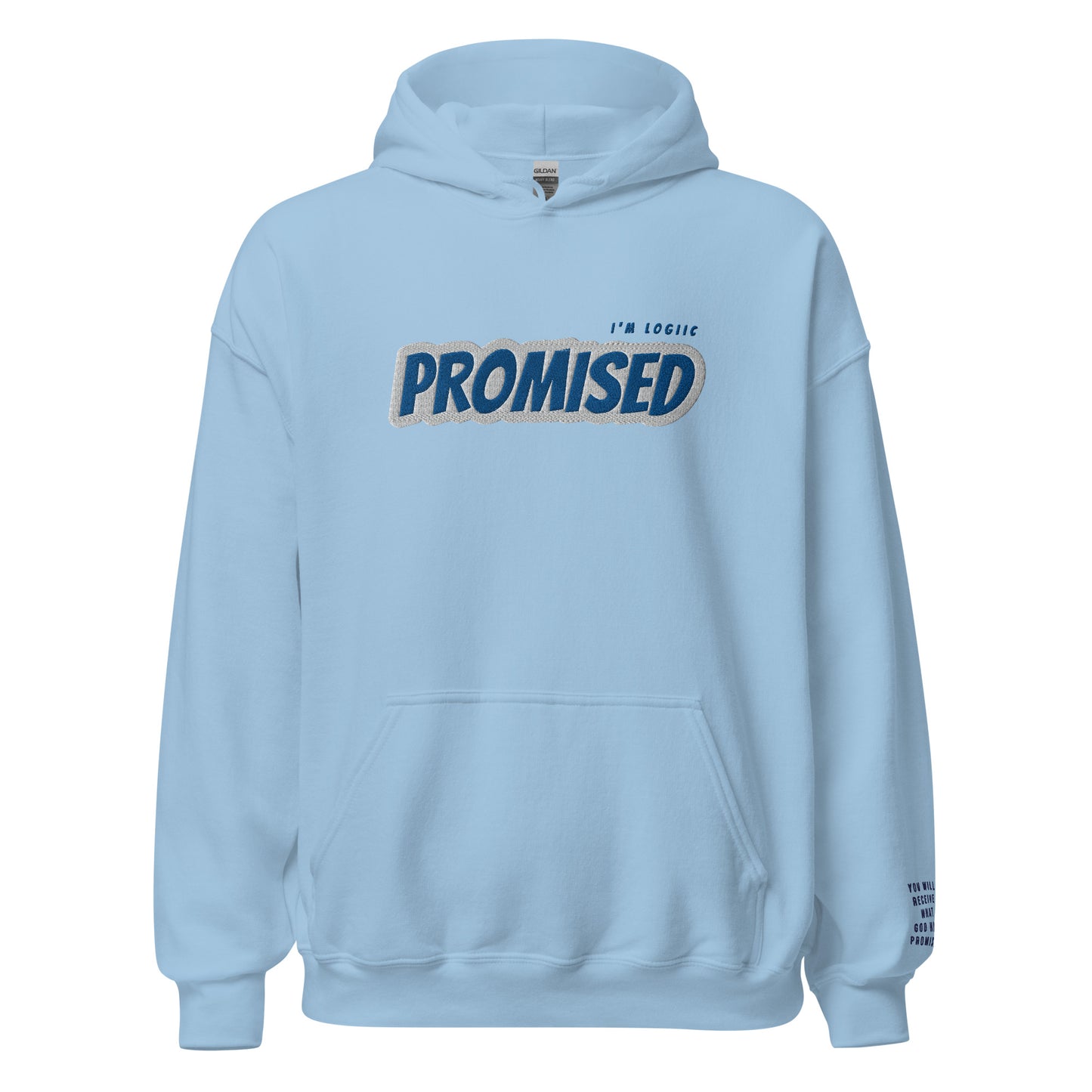Promised Embroidered Unisex Hoodie - S - Shirts & Tops