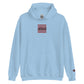 Jesus Embroidery Unisex Hoodie - Light Blue / S