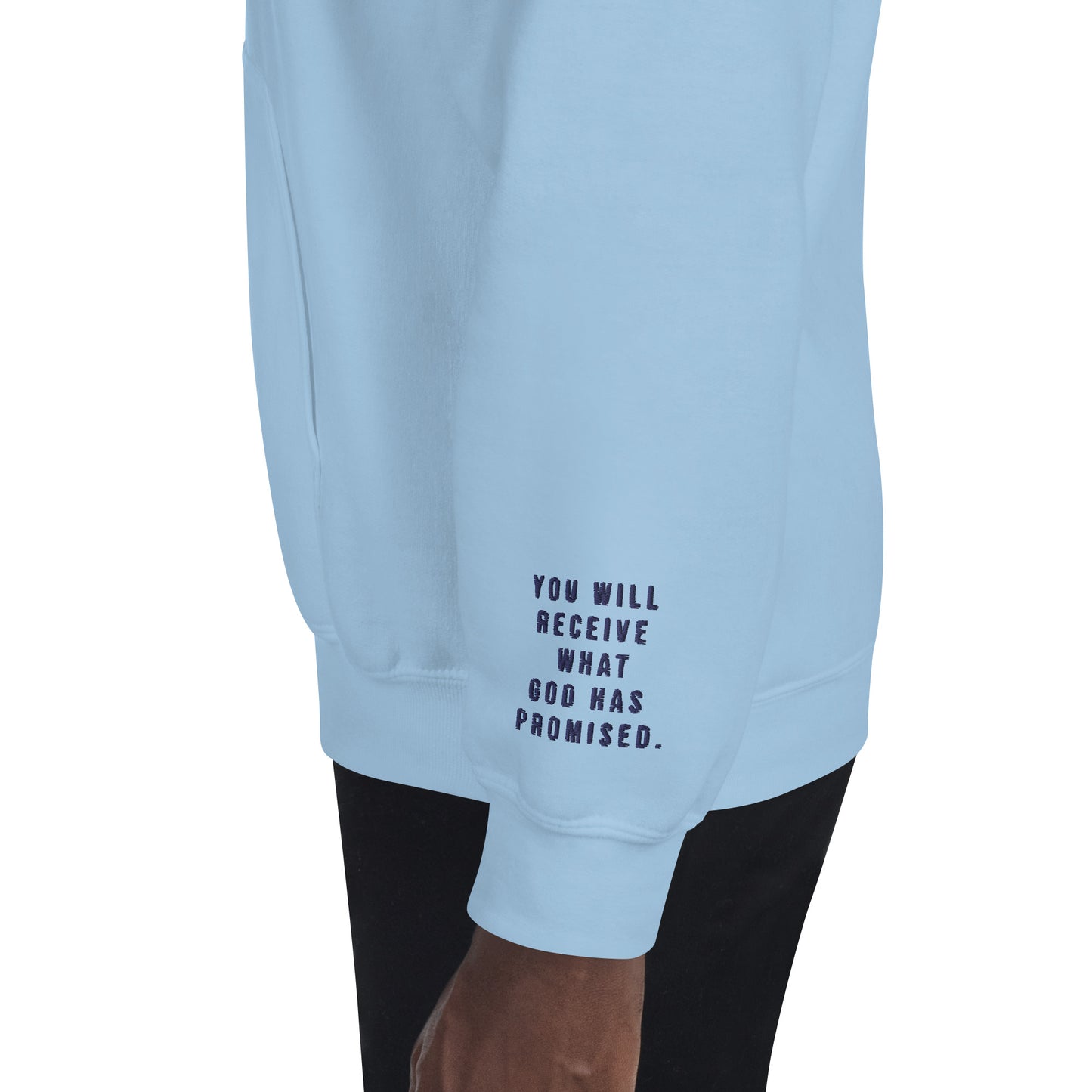 Promised Embroidered Unisex Hoodie - Shirts & Tops