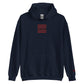 Jesus Embroidery Unisex Hoodie - Navy / S