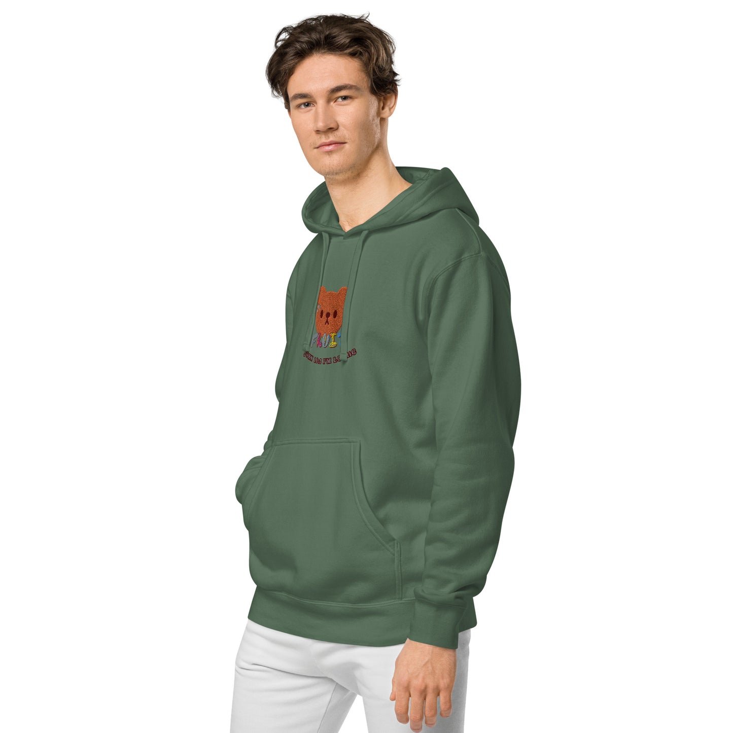 Bear Fruit Unisex pigment-dyed hoodie