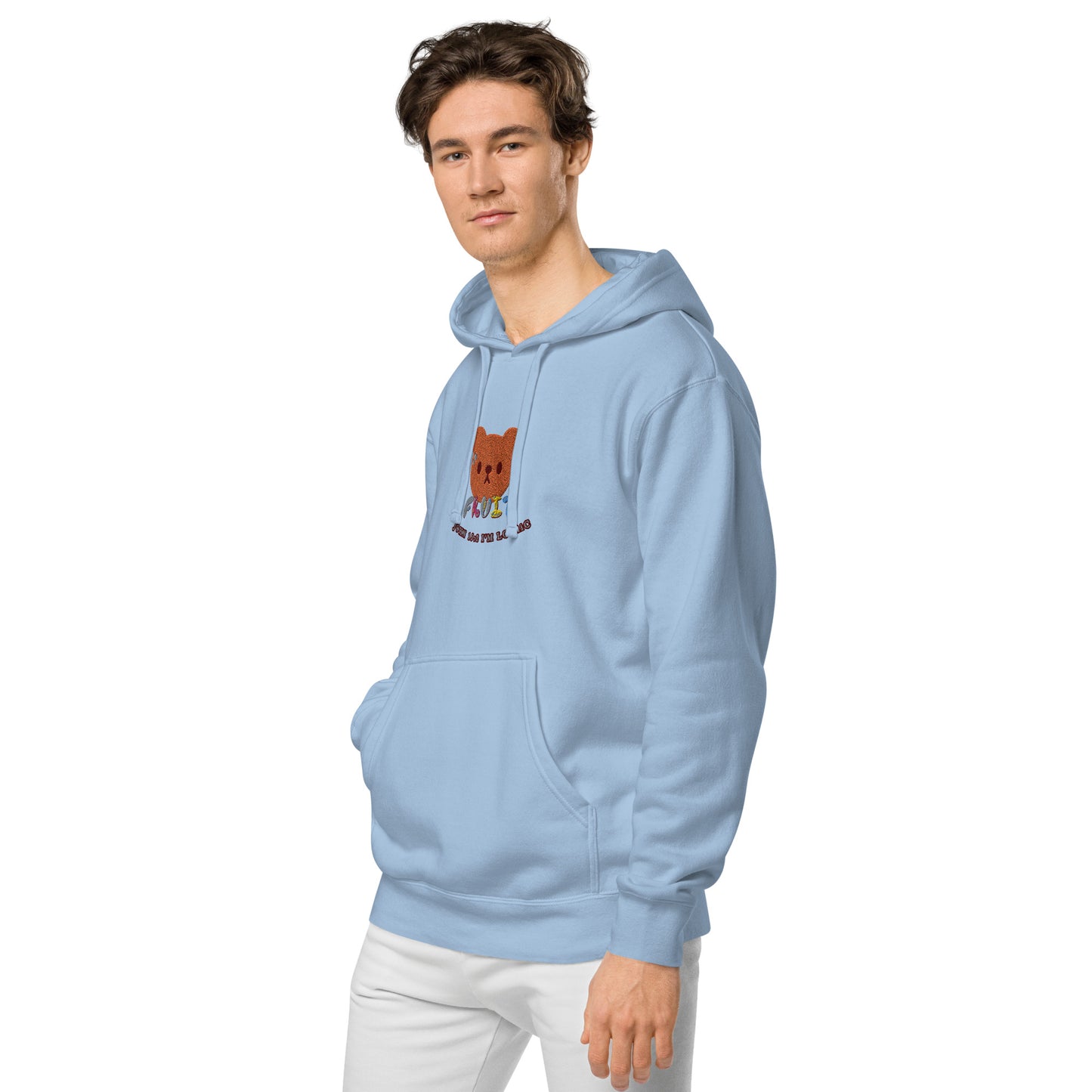 Bear Fruit Unisex pigment-dyed hoodie