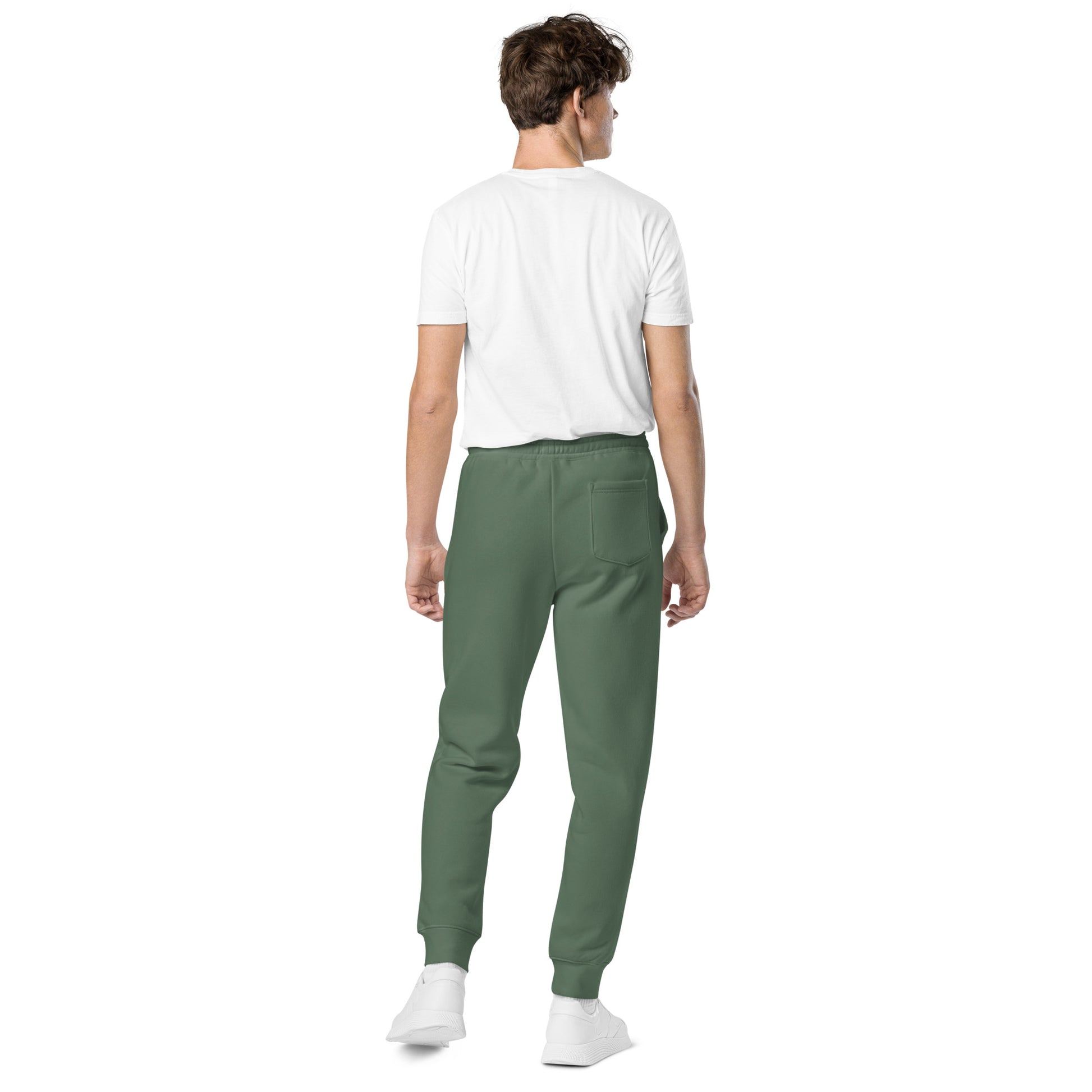 Brand Logo Unisex pigment-dyed sweatpants