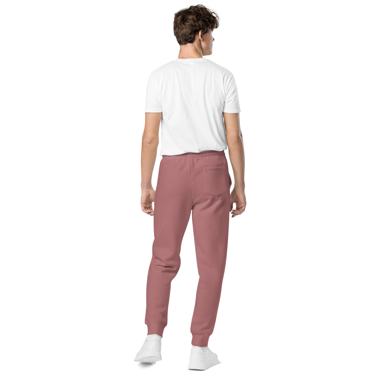 Brand Logo Unisex pigment-dyed sweatpants