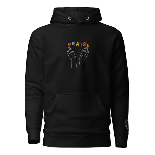 Praise Hands Unisex Hoodie - Black / S - Shirts & Tops