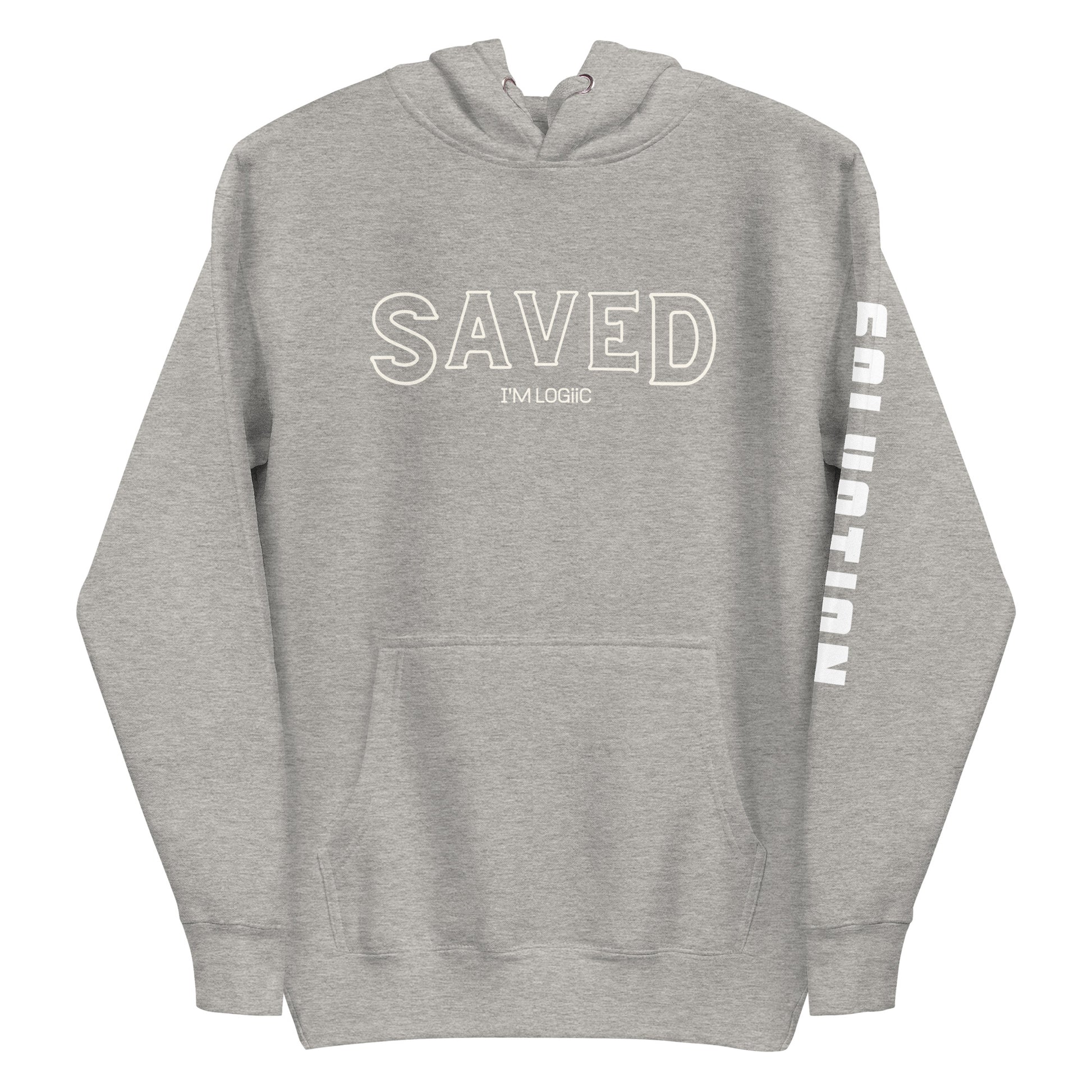 Saved Unisex Hoodie - Carbon Grey / S