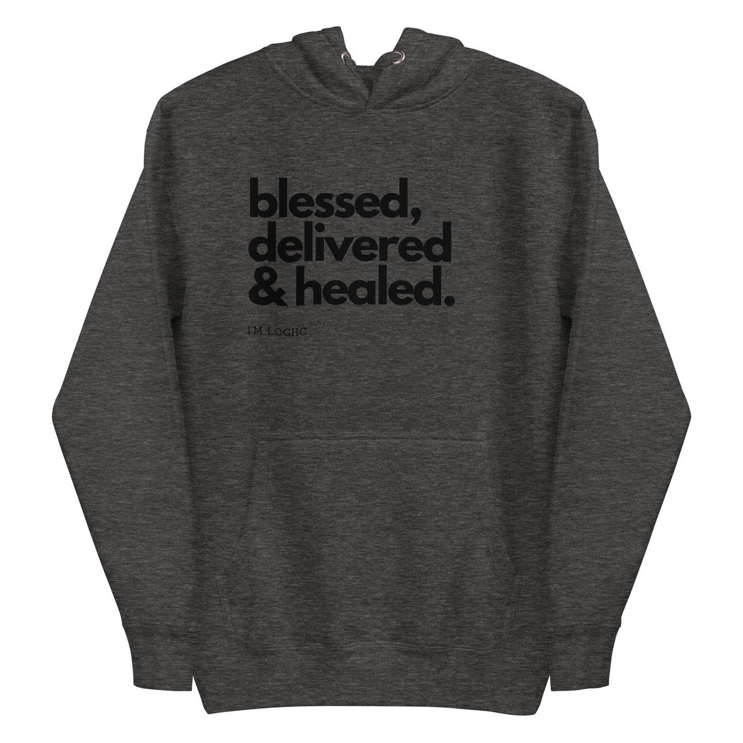 BDH Unisex Hoodie - Charcoal Heather / S