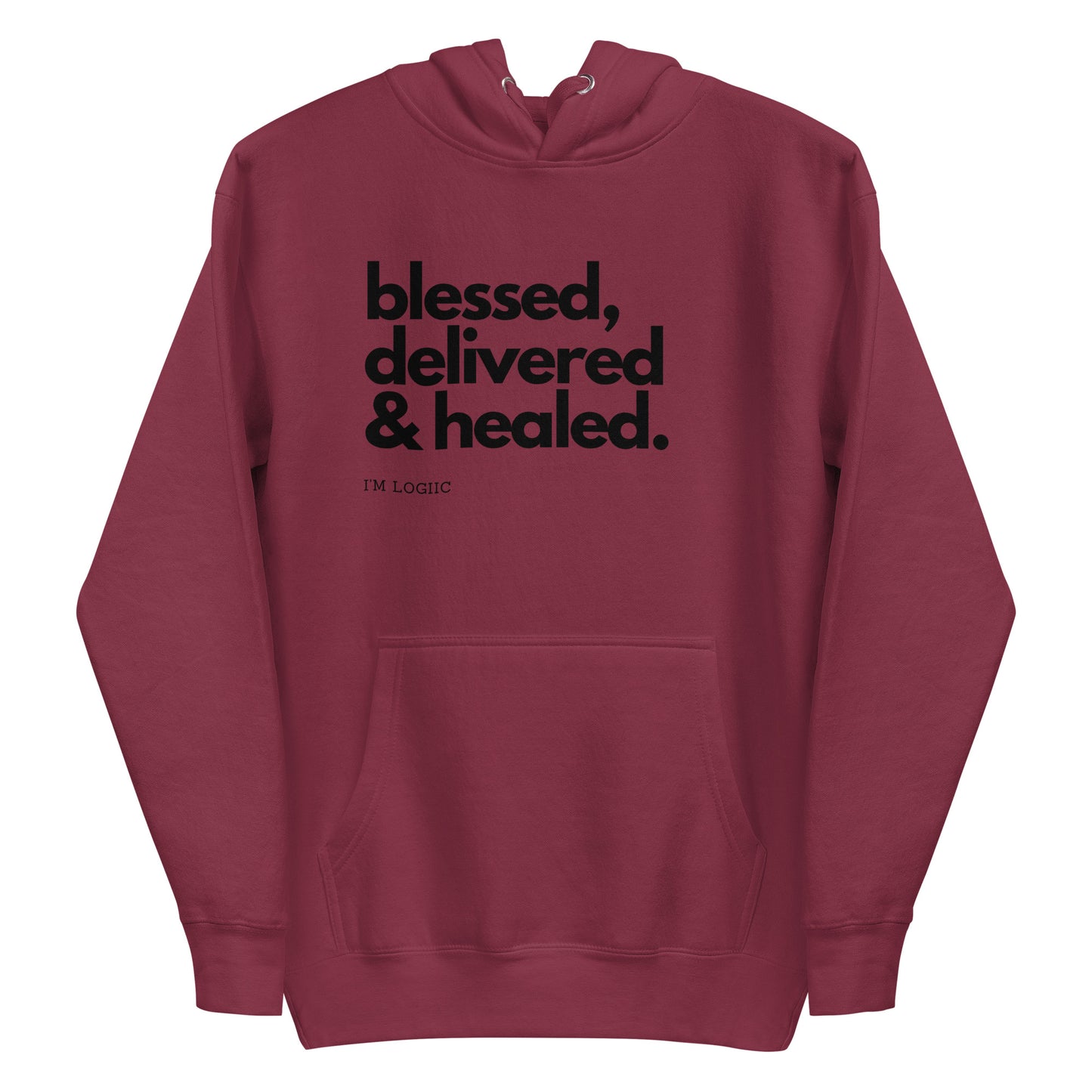 BDH Unisex Hoodie - Maroon / S