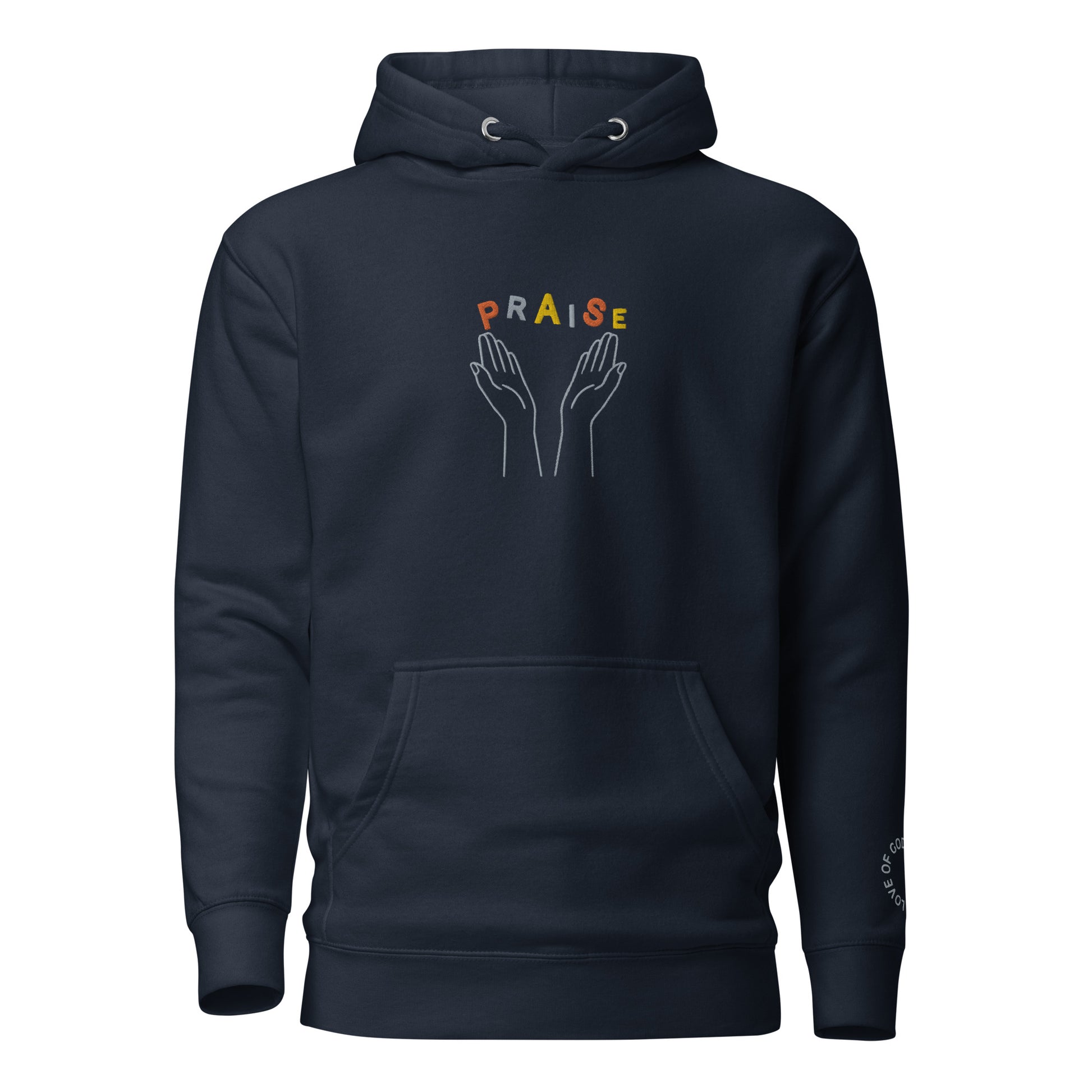 Praise Hands Unisex Hoodie - Navy Blazer / S - Shirts & Tops