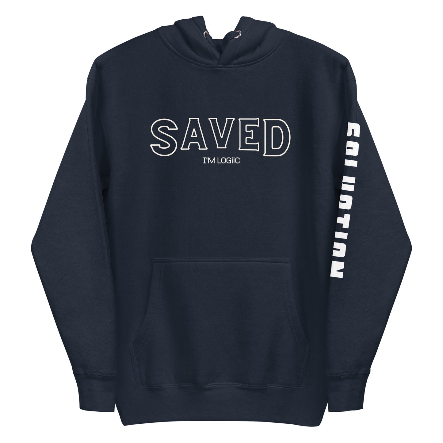 Saved Unisex Hoodie - Navy Blazer / S