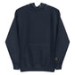 Brand Logo Sleeve Unisex Hoodie - Navy Blazer / S
