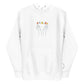Praise Hands Embroidered Hoodie (centre) - S / WHITE -