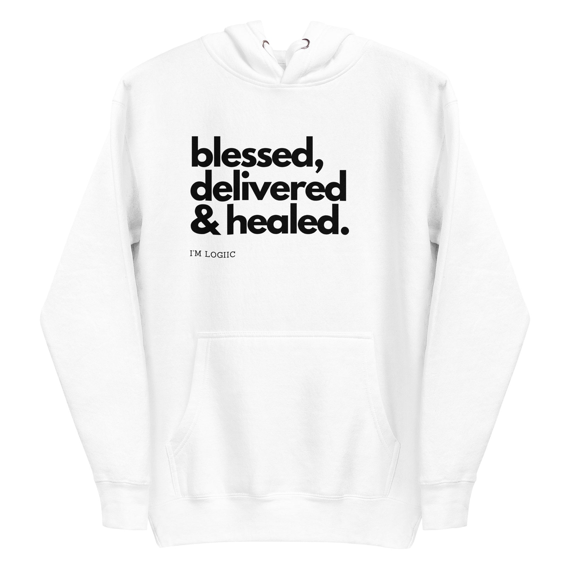 BDH Unisex Hoodie - White / S