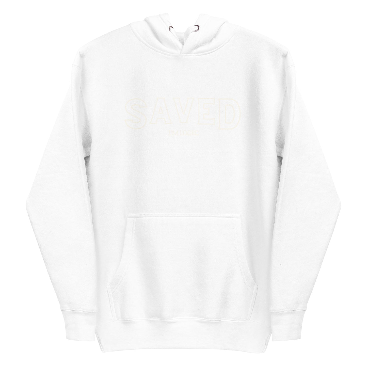 Saved Unisex Hoodie - White / S