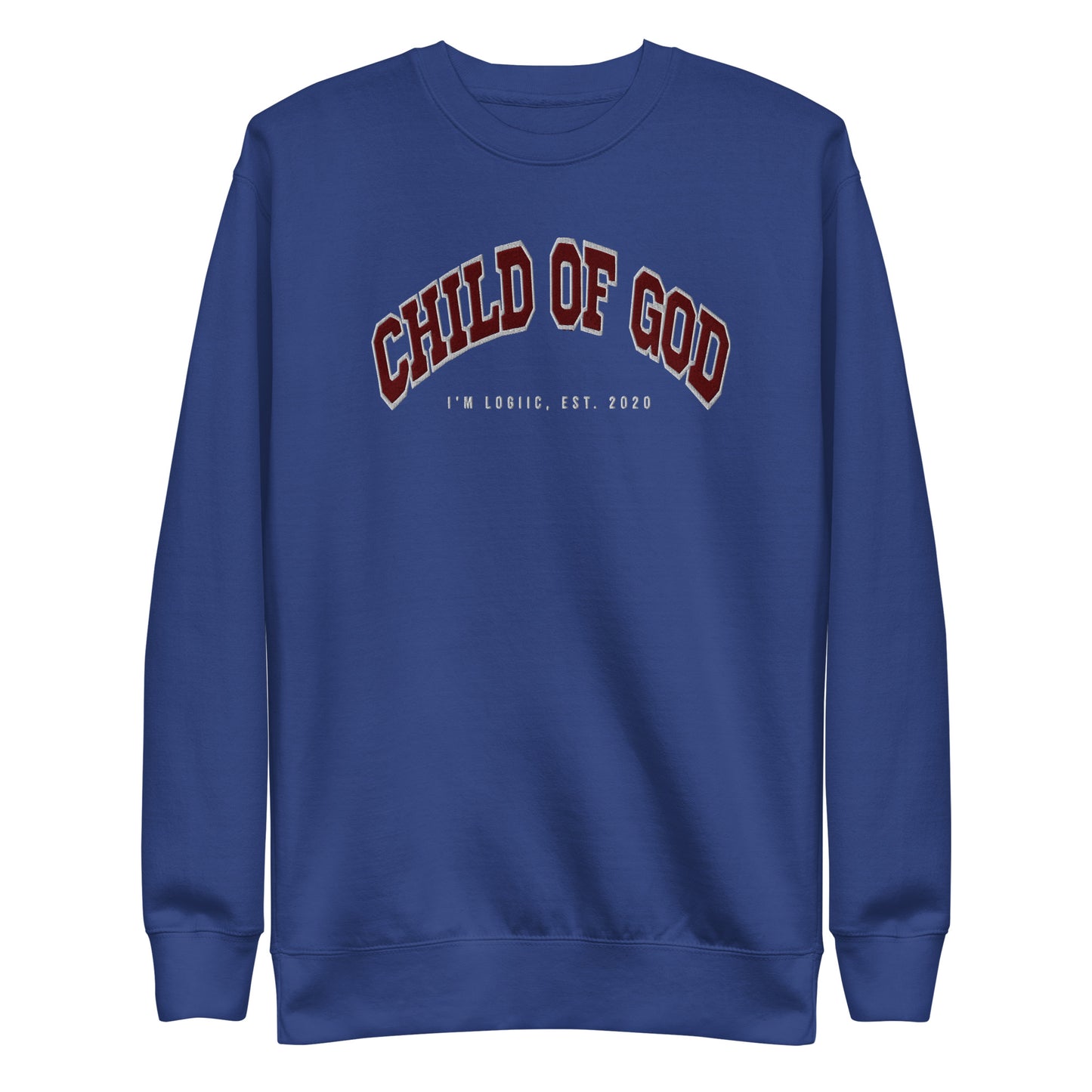 Child of God Unisex Premium Sweatshirt - Team Royal / S -