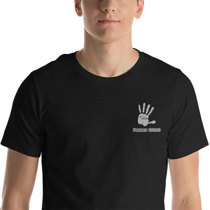 Lord’s Touch Embroidery Unisex t-shirt - Black Heather / S -