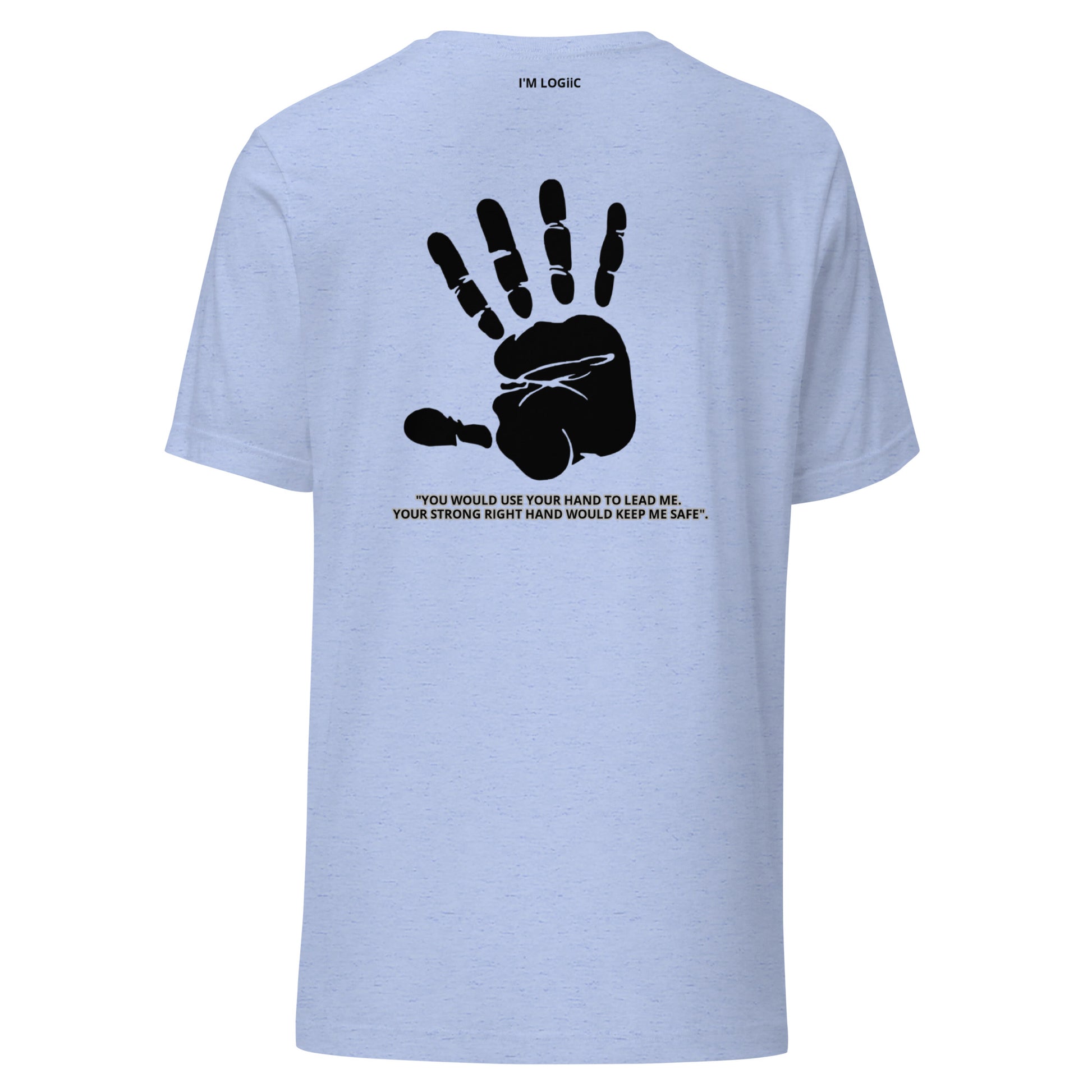 The Lord’s Touch Embroidery Unisex t-shirt - Heather Blue /