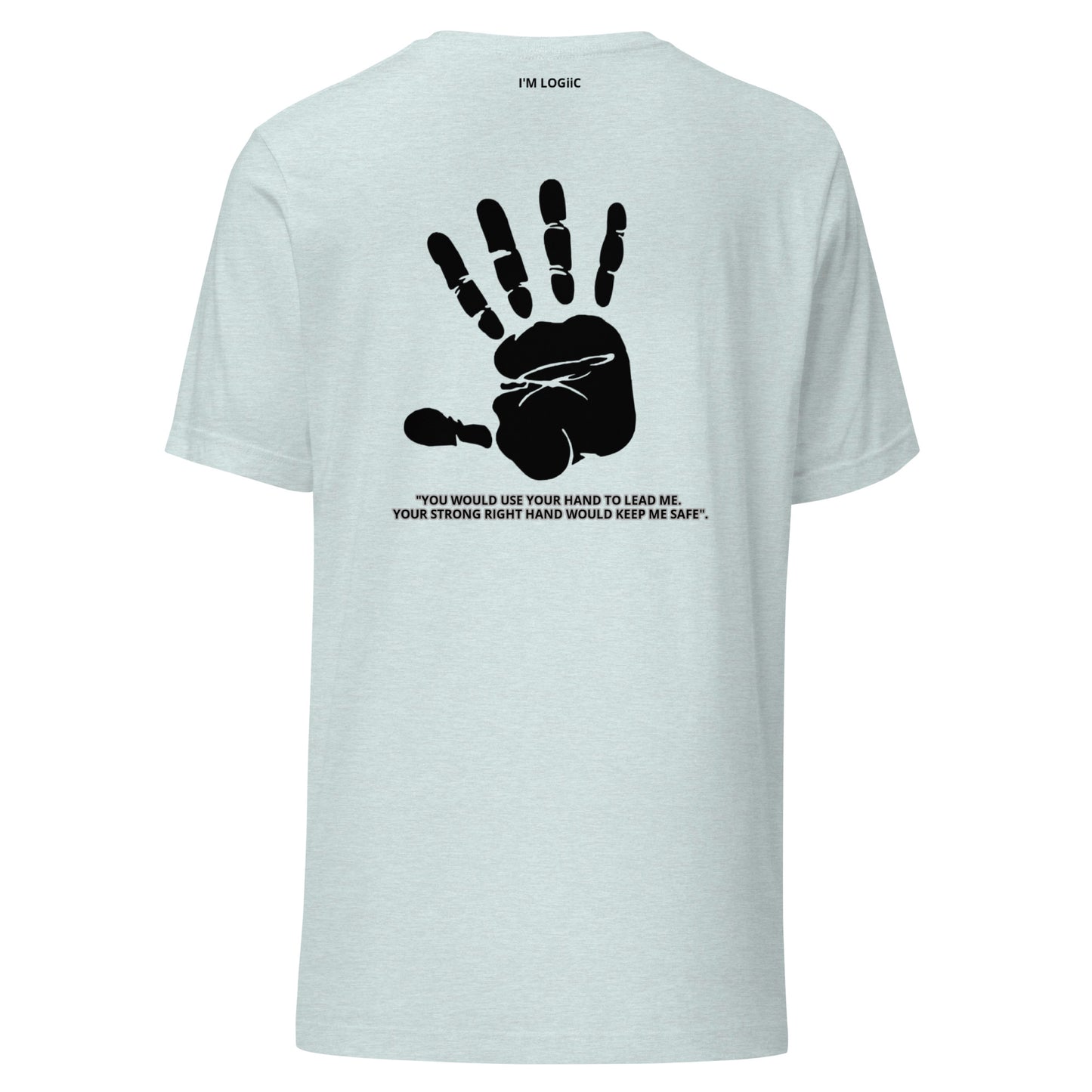 The Lord’s Touch Embroidery Unisex t-shirt - Heather Prism