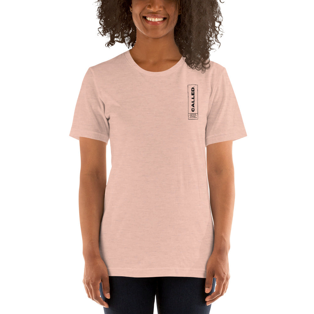 Called Unisex t-shirt - Heather Prism Peach / S - Shirts &