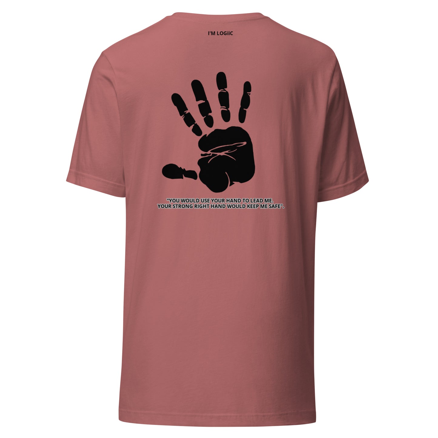 The Lord’s Touch Embroidery Unisex t-shirt - Mauve / S -