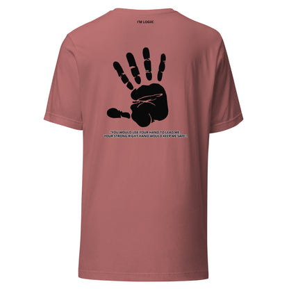 The Lord’s Touch Embroidery Unisex t-shirt - Mauve / S -