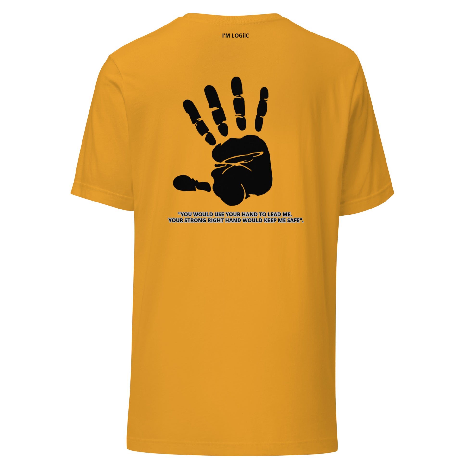 The Lord’s Touch Embroidery Unisex t-shirt - Mustard / S -