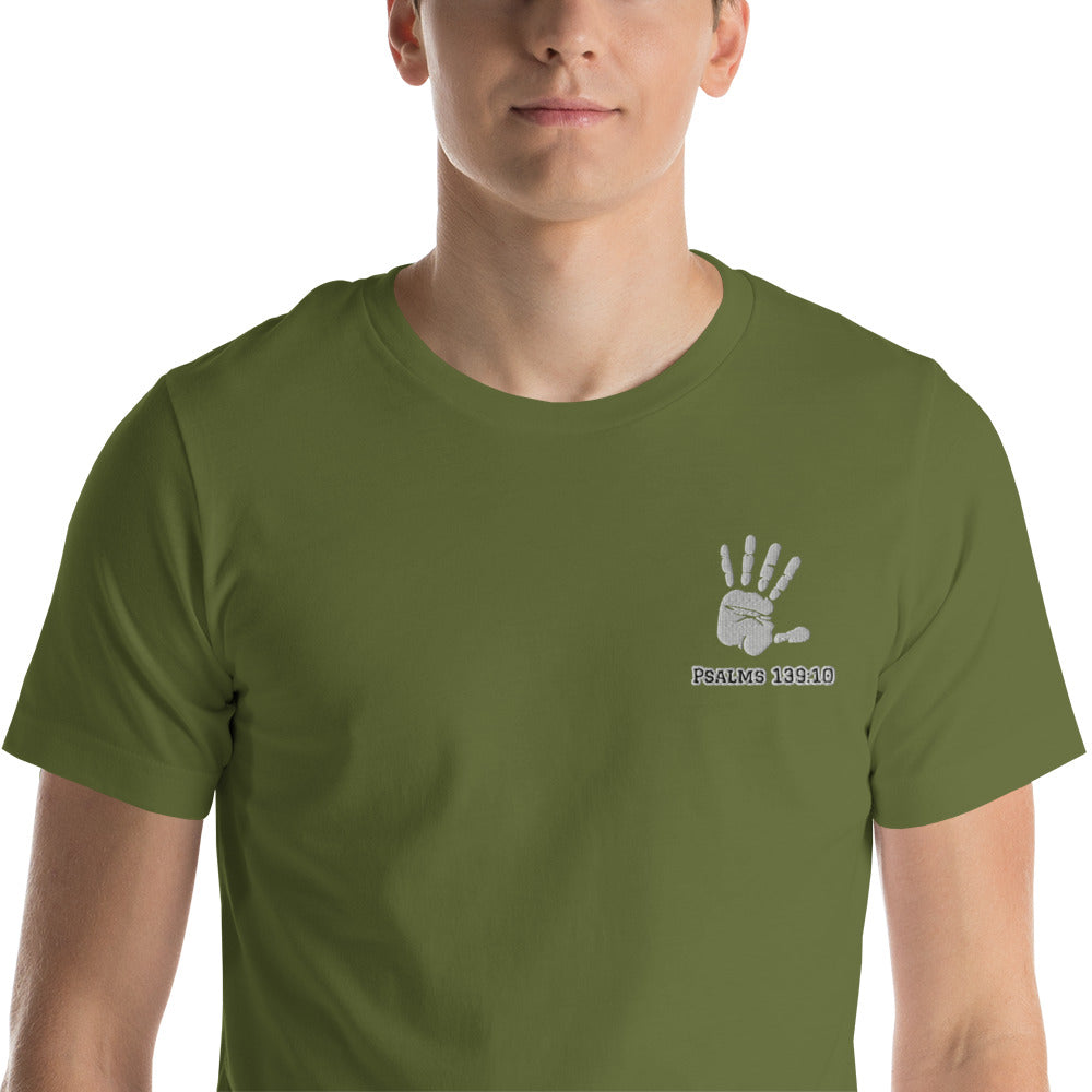 Lord’s Touch Embroidery Unisex t-shirt - Olive / S - Shirts