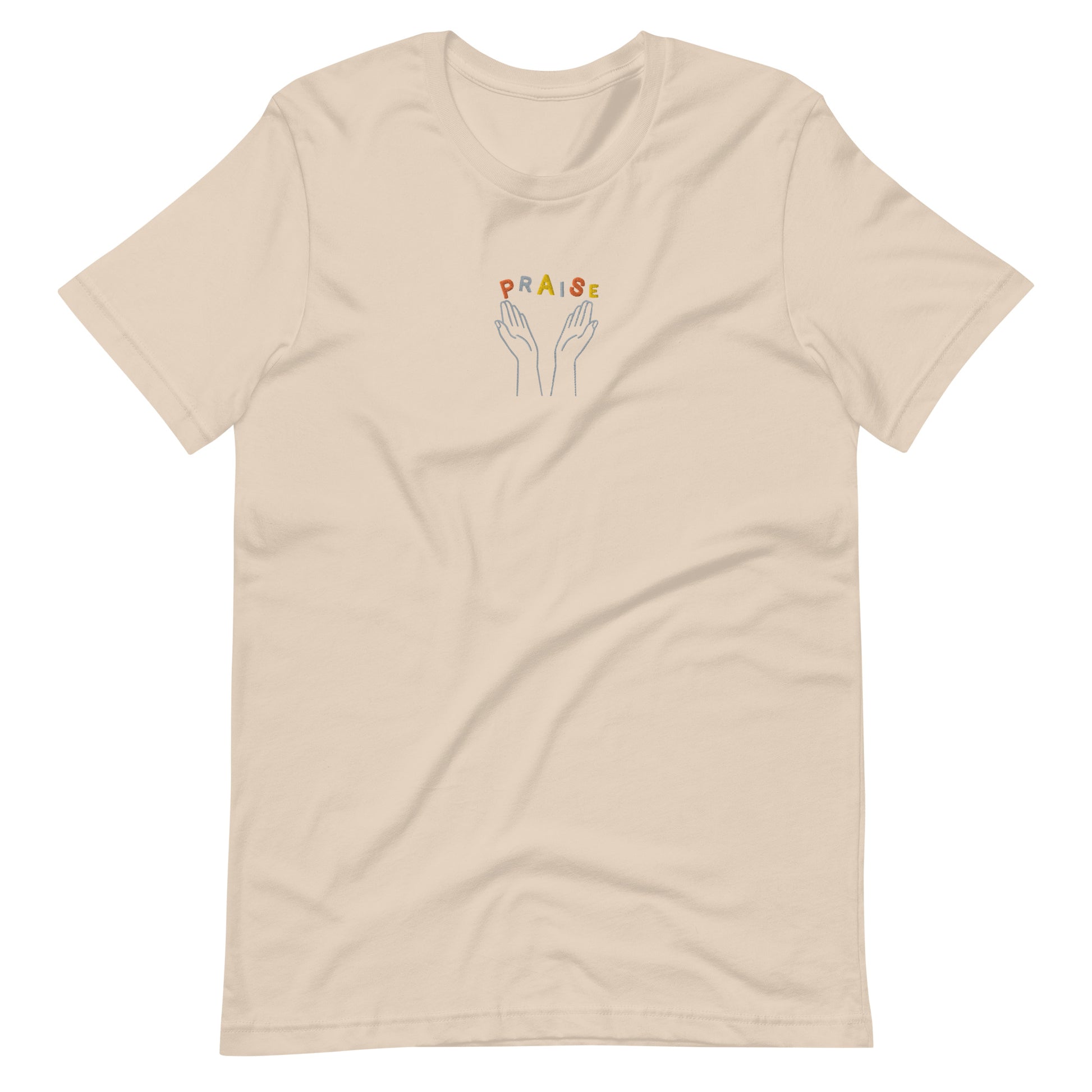 Praise Hands Unisex t-shirt - Soft Cream / S - Shirts & Tops