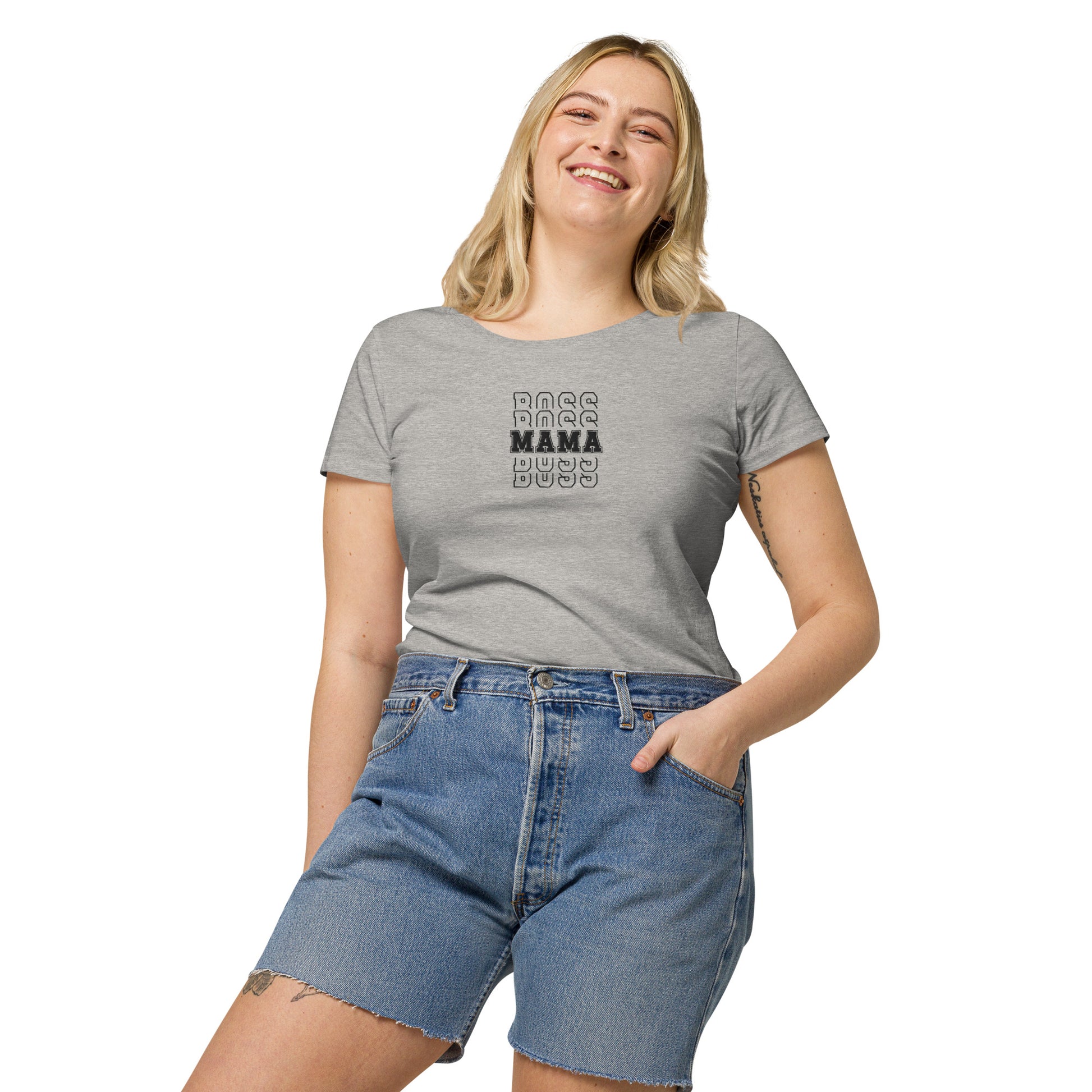 Boss Mama Women’s basic organic t-shirt - Shirts & Tops