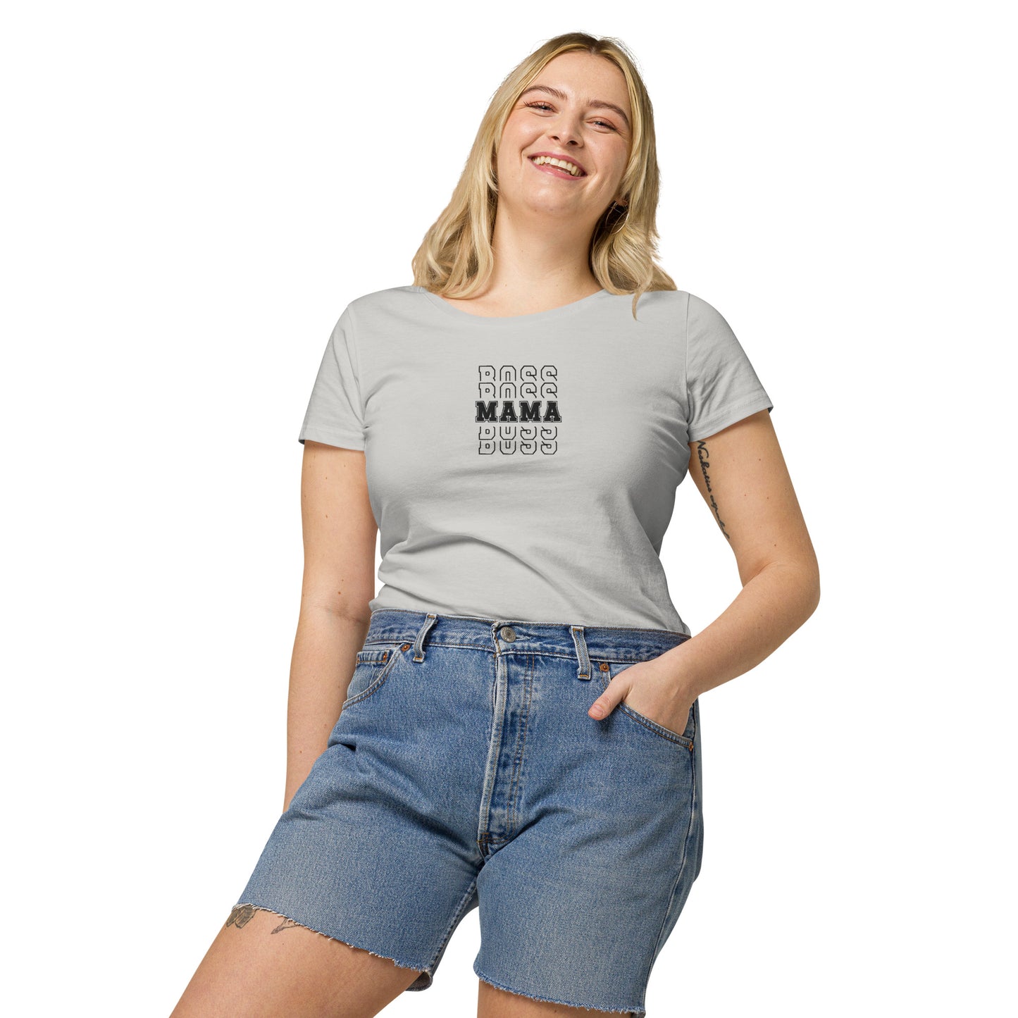 Boss Mama Women’s basic organic t-shirt - Shirts & Tops