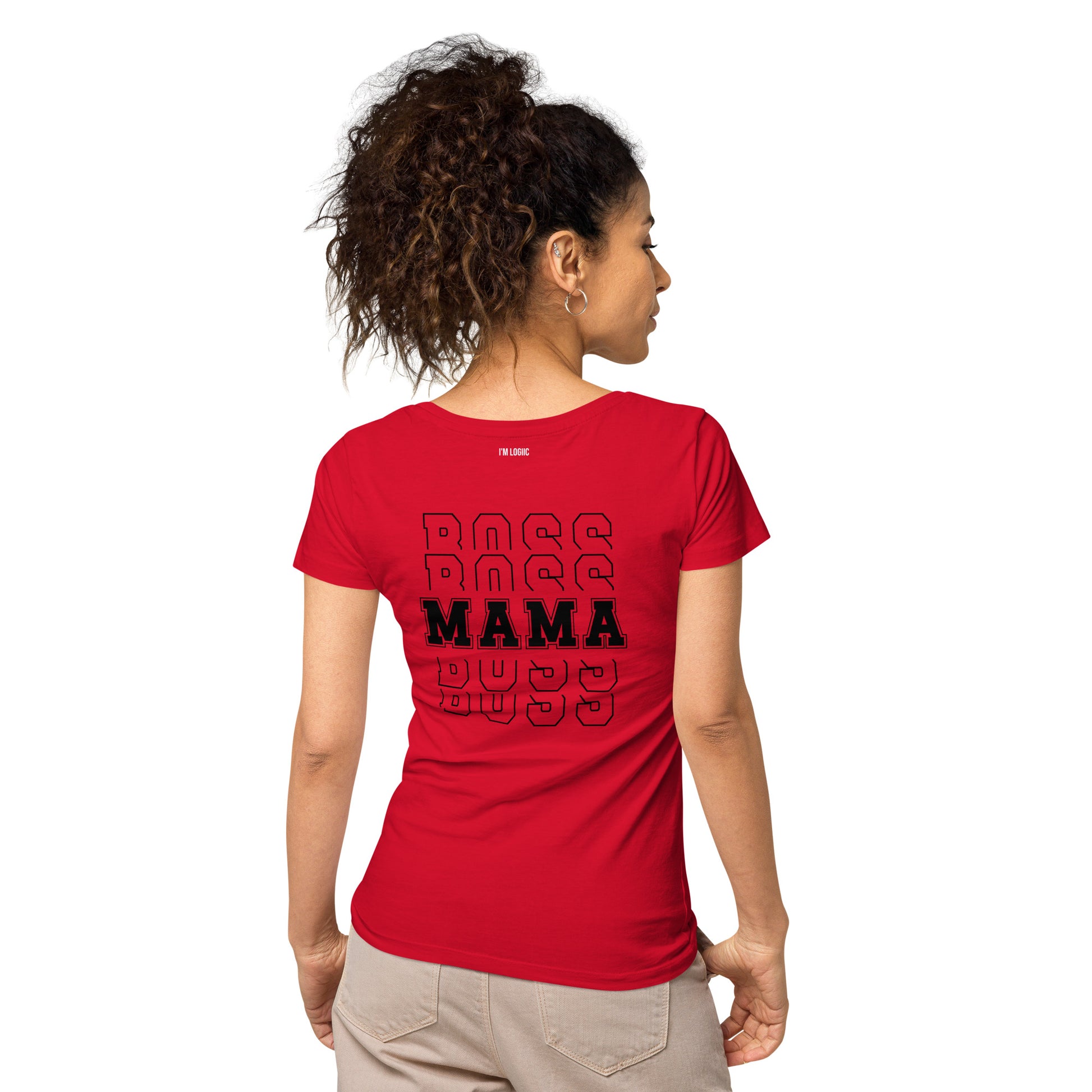 Boss Mama Women’s basic organic t-shirt - Shirts & Tops