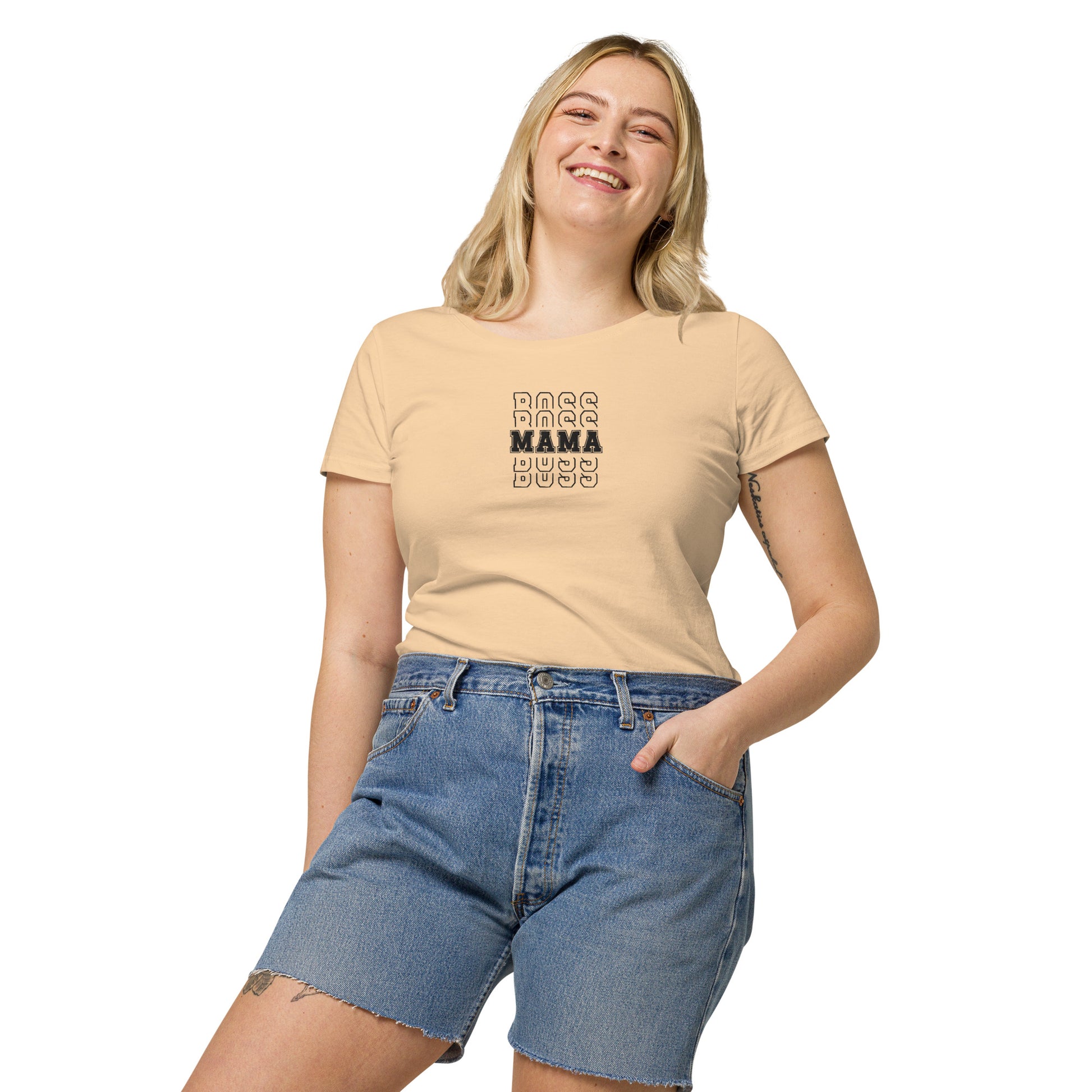 Boss Mama Women’s basic organic t-shirt - Shirts & Tops