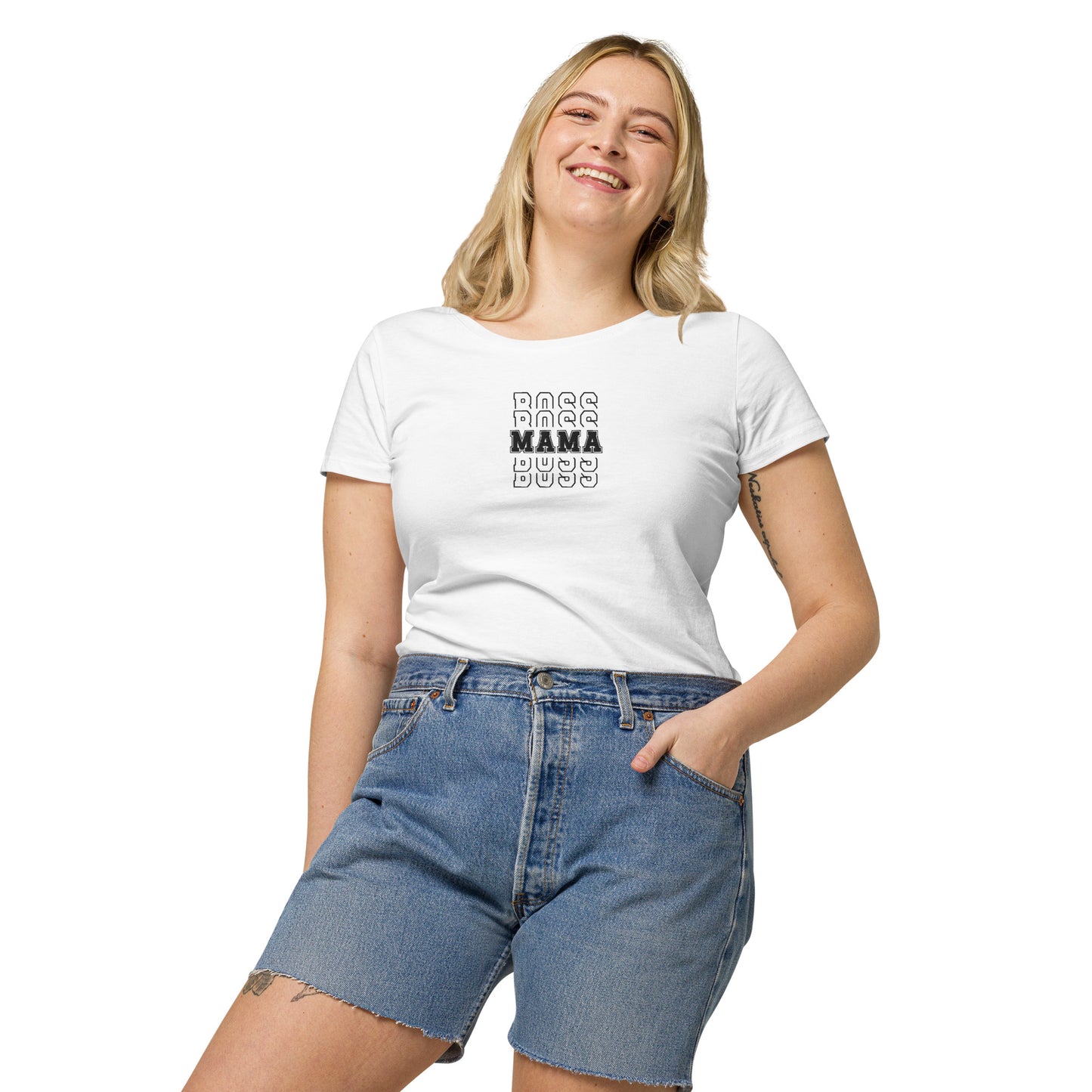 Boss Mama Women’s basic organic t-shirt - Shirts & Tops