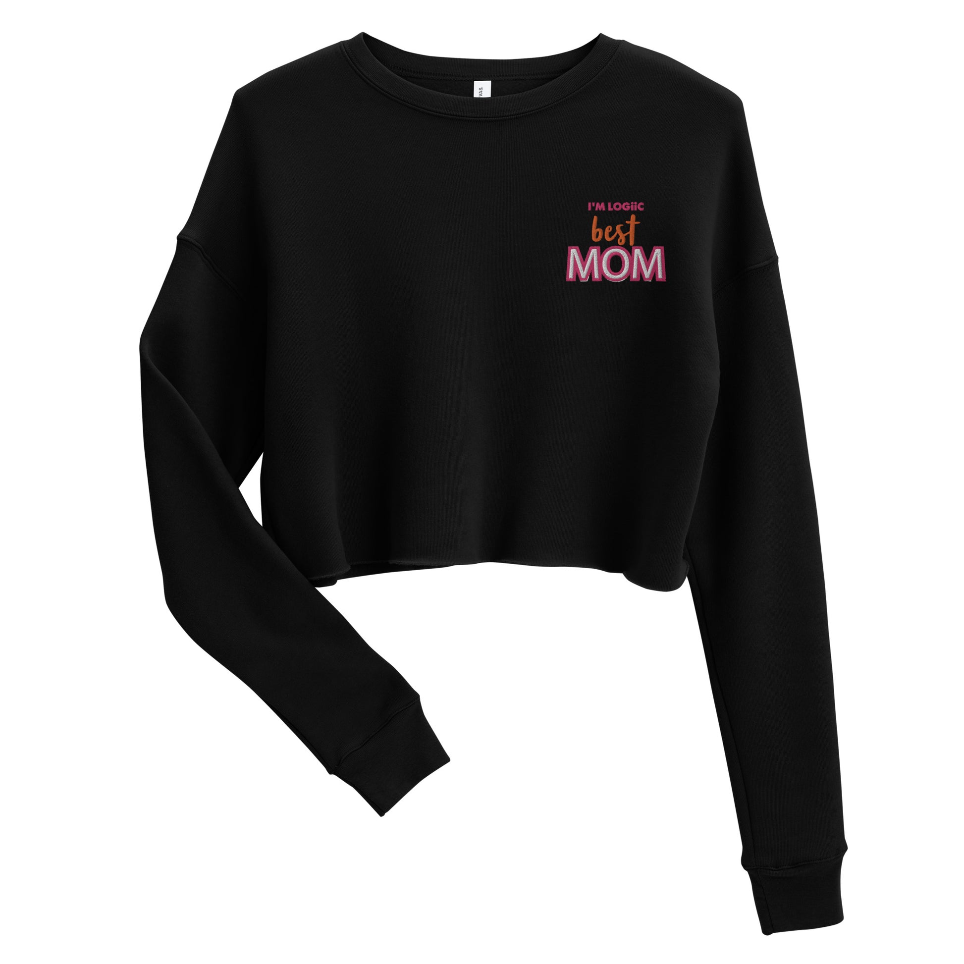 Best MOM Crop Sweatshirt
