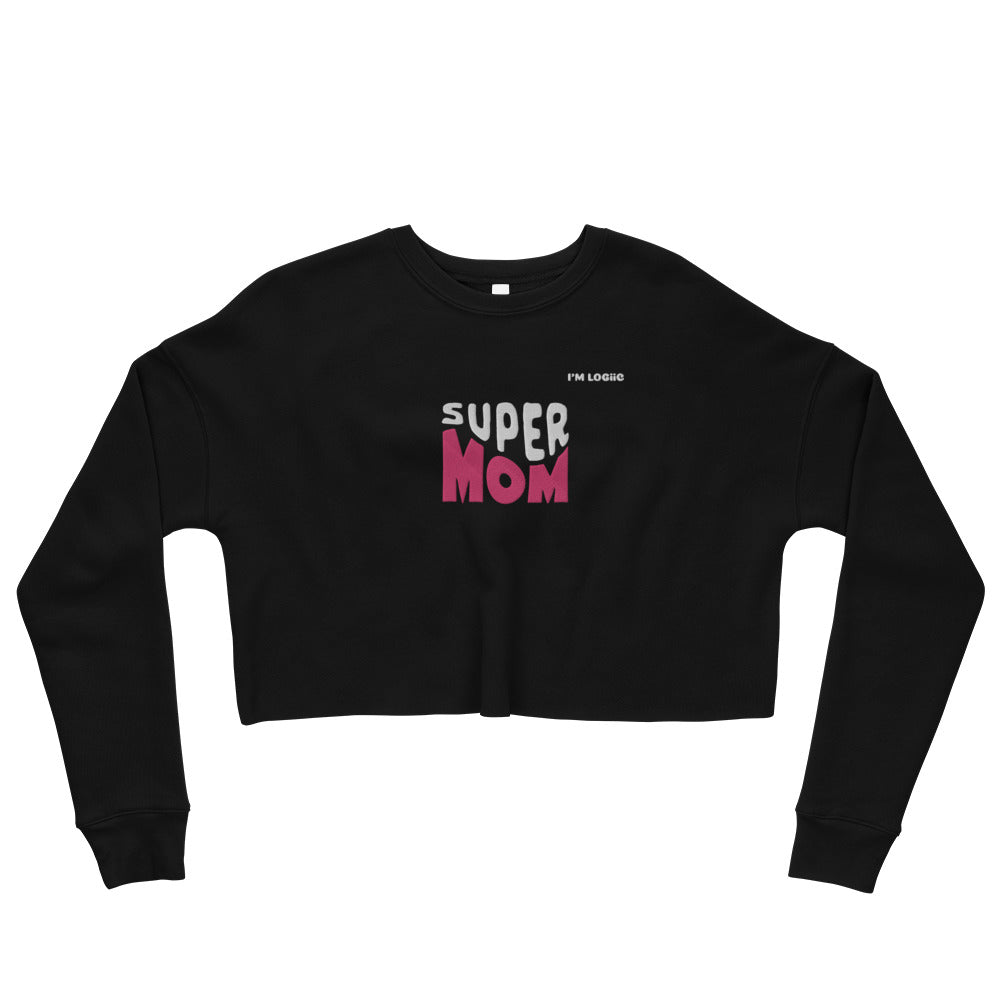 Super MOM Crop Sweatshirt - Shirts & Tops