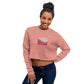 Super MOM Crop Sweatshirt - Mauve / S - Shirts & Tops
