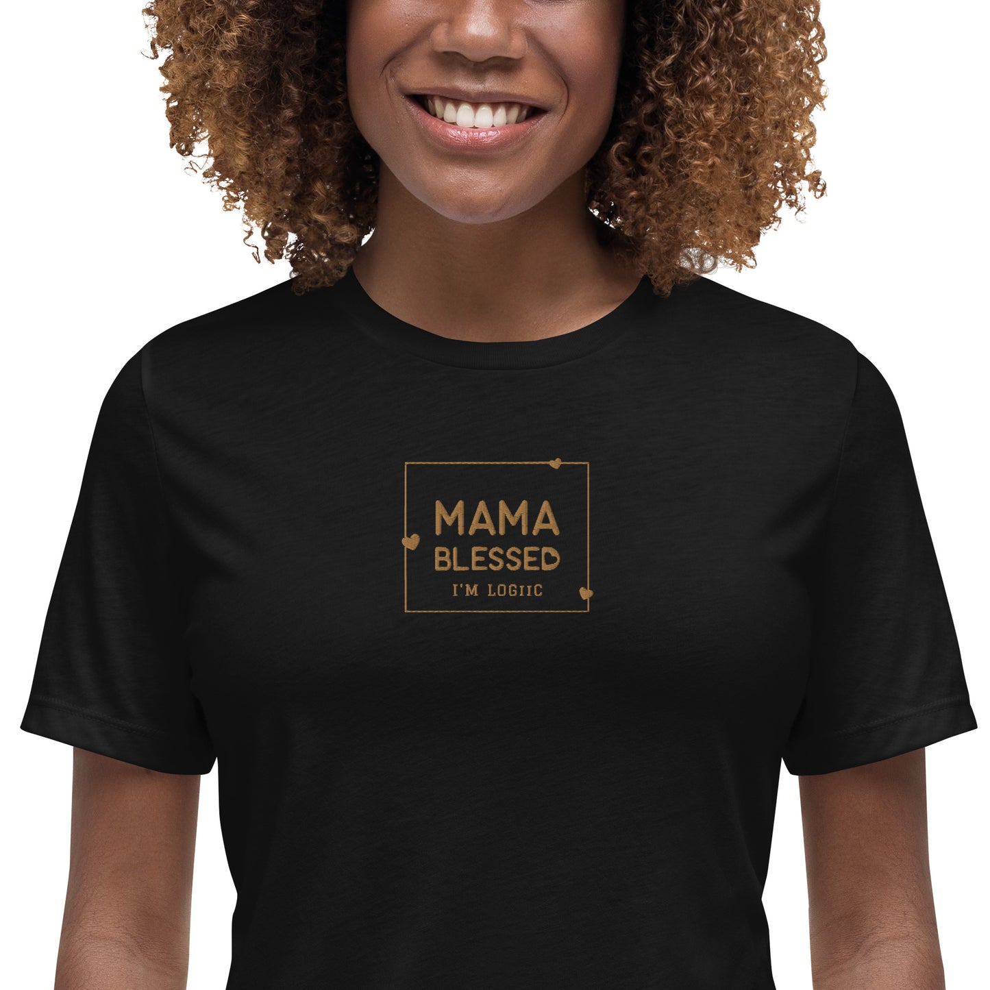 Mama Blessed Women’s Relaxed T-Shirt - Shirts & Tops