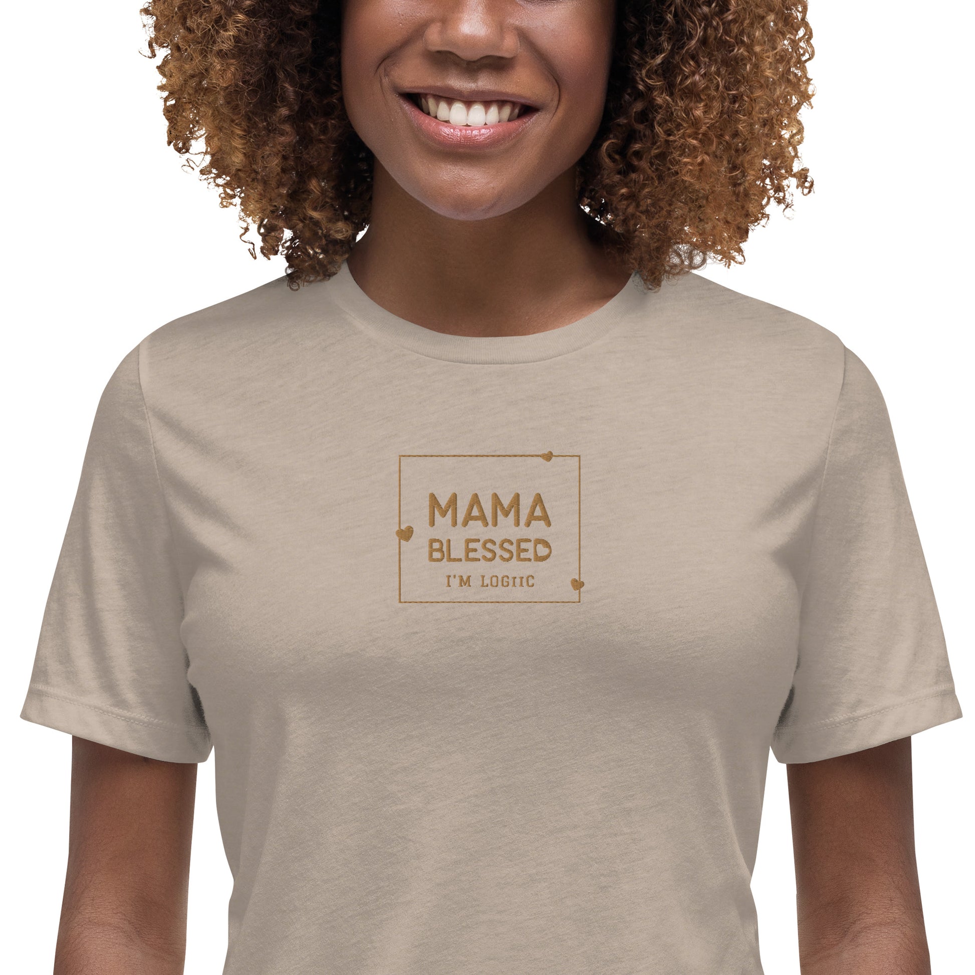 Mama Blessed Women’s Relaxed T-Shirt - Shirts & Tops